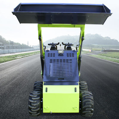 Mini cargador deslizante de 300 kg con dirección eléctrica de pista con accesorios