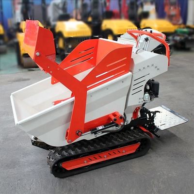 Publicidad C 800KG 1 T de autocarga de la pala Mini Crawler Dumper para el sitio de construcción