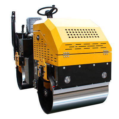 CHANGCHAI Motor Vibración hidráulica Compactor de mini rodillos de 1500 kg para carreteras lisas