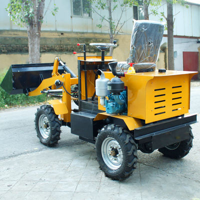Inicio eléctrico 1000kg Cargador de retroexcavadora hidráulica Mini Cargador de extremo delantero con retroexcavadora