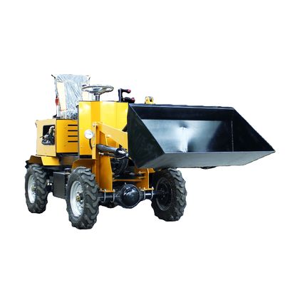 3000*1000*1500 mm Dimensión CE Mini cargador de ruedas homologado con capacidad de 1 tonelada