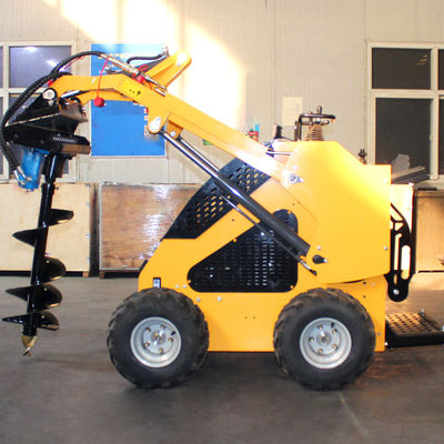 Trabajos de construcción Mini cargador de ruedas de dirección de patinaje con válvula hidráulica HQ y motor Epa