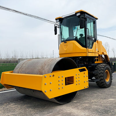 CHANGCHAI 6 toneladas de rodillo vibratorio autopropulsado con velocidad continuamente variable