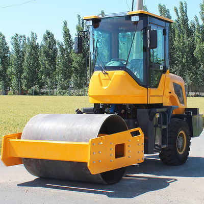 3500 kg 4000 kg Roller de vibración totalmente hidráulico para compactar el suelo de asfalto y hormigón