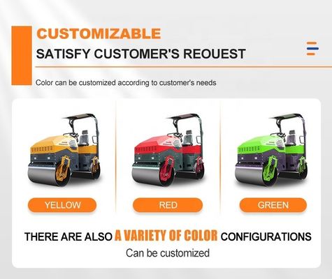 Compactor de asfalto vibratorio hidráulico de 45KN para carreteras suaves y estables