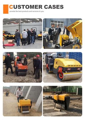 Compactor de asfalto vibratorio hidráulico de 45KN para carreteras suaves y estables