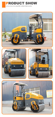 Compactor de asfalto vibratorio hidráulico de 45KN para carreteras suaves y estables