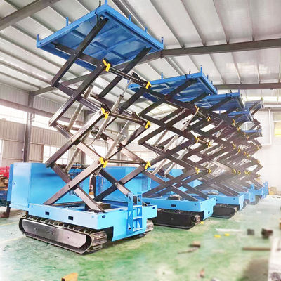 Plataforma de trabajo aéreo a batería con motor de accionamiento y capacidad de carga nominal de 320 kg