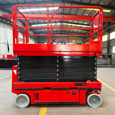 Plataforma de trabajo aéreo autopropulsada de 8 m con batería y potencia de elevación de 48 V/4,5 kW
