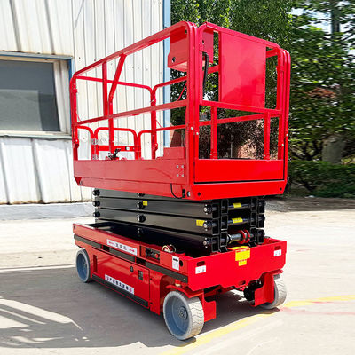 Plataforma de trabajo aéreo autopropulsada de 8 m con batería y potencia de elevación de 48 V/4,5 kW