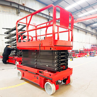 2000 kg de peso del cargador todo terreno plataforma de elevación hidráulica de pista para trabajo aéreo