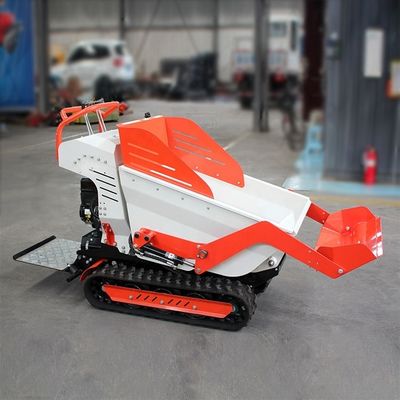 Eficiencia de funcionamiento de alta tonelada Mini Crawler Vibración de caucho Diesel Dumper autocarga