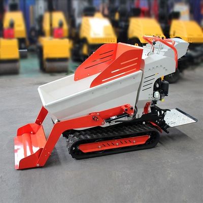 Eficiencia de funcionamiento de alta tonelada Mini Crawler Vibración de caucho Diesel Dumper autocarga