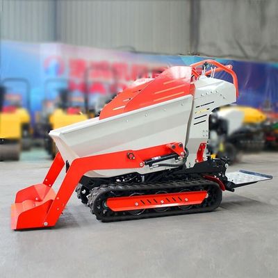 Capacidad de cubo de 270L Concreto hidráulico de autocarga con pista de caucho