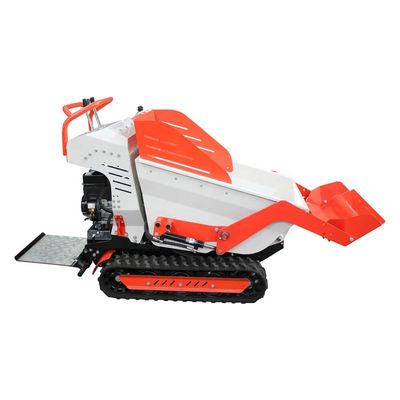 Cargador de carga automático de rastreo, descargador de carga mini 800 kg, descargador con motor cicloide de distribución de disco