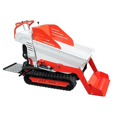 Capacidad de carga de 800 kg Mini Crawler Dumper con motor de 6,5 CV y flujo hidráulico de 28,8 L