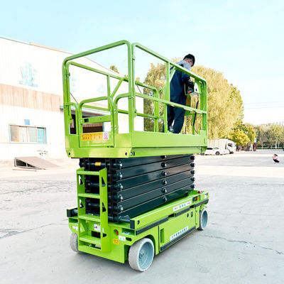 Capacidad de carga nominal de 320 kg elevador de tijeras de rastreo para terrenos accidentados