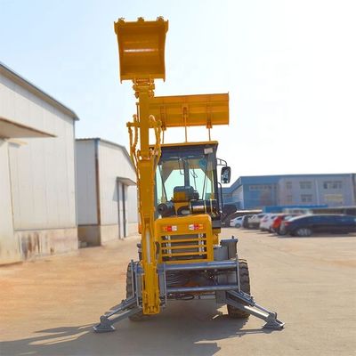 Minería de energía Mini excavadora de remolque con estilo retro y capacidad de remolque