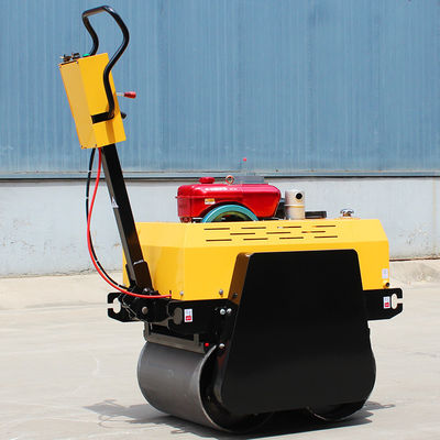 HYDAC Máquina de doble tambor para rodillos pequeños Vibrante de 0,5 toneladas Mini compactador de rodillos