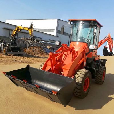 Mini retroexcavadora de carga WZ10-15 4WD con baja venta al por menor y 3 cbm Capacidad de cubo