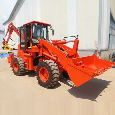 Alta eficiencia de funcionamiento Compacto de carga de retroexcavadora con BOXINHUASHENG válvula hidráulica