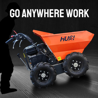 Diésel eléctrico autocargador Electrico Mini Track Crawler Truck Dumper 500kg 1 tonelada hecho