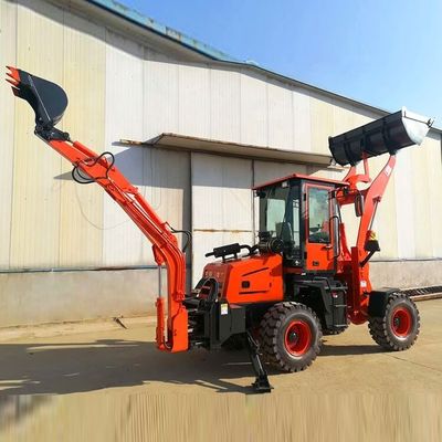 Cargador de ruedas con motor de Epa Mini Excavadora de retroexcavadora Cargador de retroexcavadora 4x4 Envío gratis