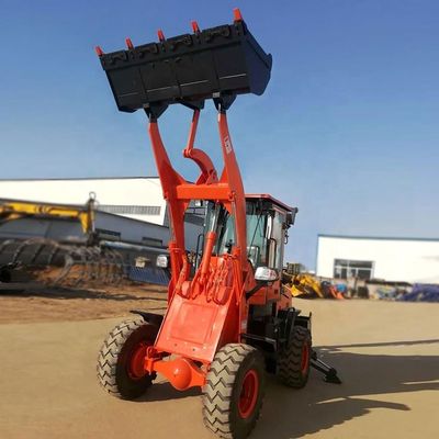 Cargador de ruedas con motor de Epa Mini Excavadora de retroexcavadora Cargador de retroexcavadora 4x4 Envío gratis