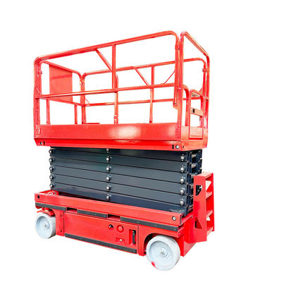 Conveniente elevador de tijeras con plataforma de 900 mm