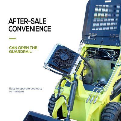Cargador de ruedas chino multifunción adjuntos compacto Mini Skid Steer Cargador con CE