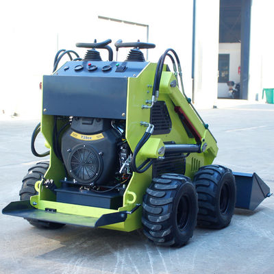 Cargador de ruedas chino multifunción adjuntos compacto Mini Skid Steer Cargador con CE