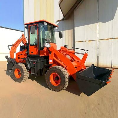 3 cbm Bucket Backhoe Loader Máquina de movimiento de tierra con cilindro hidráulico CHAOSHUN