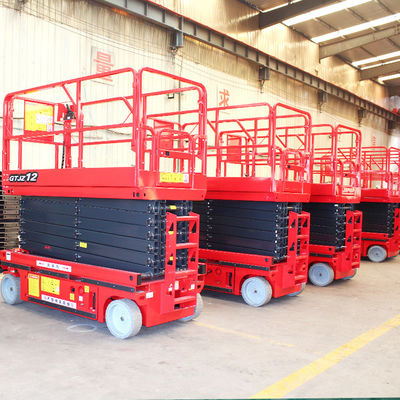 400 mm*2400 mm Moving Crawler Manlift móvil para trabajos aéreos en plataformas altas 5m-14m
