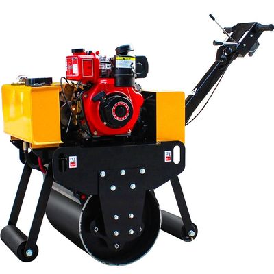 Maquinaria para la construcción de carreteras Roller de carretera de tambor único de vibración de 0,5 toneladas con motor EPA