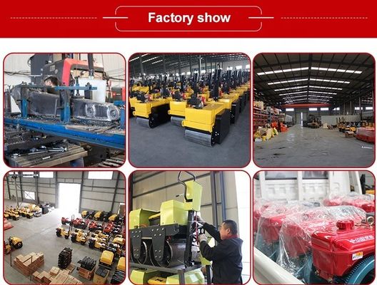 YANMAR Motor 500 kg Roller de carretera de tambor único con certificación CE