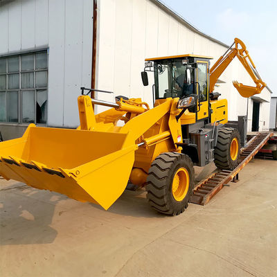 CHAOSHUN Hydraulic Cylinder Small Backhoe Loader para trabajos pesados y de construcción