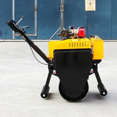 300 kg pequeño rodillo vibratorio mini paseo detrás de la carretera rodillo compactor para la construcción de carreteras