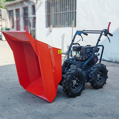 Transporte versátil de pista mini-dumpster con desviación hidráulica y 93 gasolina sin plomo