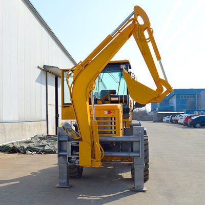 HQ-WZ-20-28 Mini Excavadora de carga de retroexcavadora con 37 KW y 500 mm Min. Radio de giro