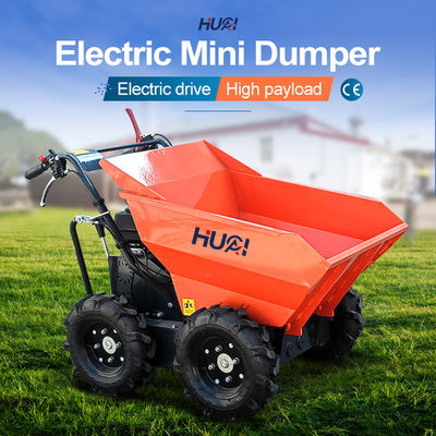 300-1000 kg Mini cargador totalmente eléctrico de cuatro ruedas y diseño compacto para un manejo fácil