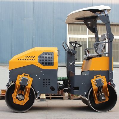 3t 3000kg Vibrator Compactor Motor Diesel Roller de carretera de vibración pequeña para asfalto