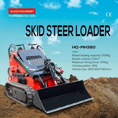 Briggs Stratton Motor Mini Skid Steer Loader con múltiples funciones a un precio asequible