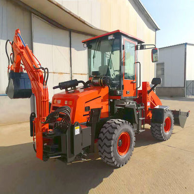 Maquinaria de construcción Tractor de carga de retroexcavadora HQ-WZ-20-28 con 500 mm Min. Radius de giro