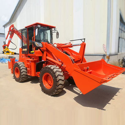 Maquinaria de construcción Tractor de carga de retroexcavadora HQ-WZ-20-28 con 500 mm Min. Radius de giro
