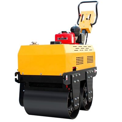 Diámetro del tambor de 425 mm Pequeño tambor doble de 0,5 toneladas rodante diesel compactador de asfalto