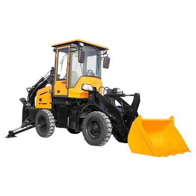 Gradabilidad 30° HQ-WZ-8-12 Mini cargador de construcción Cargador de retroexcavadora con retroexcavadora