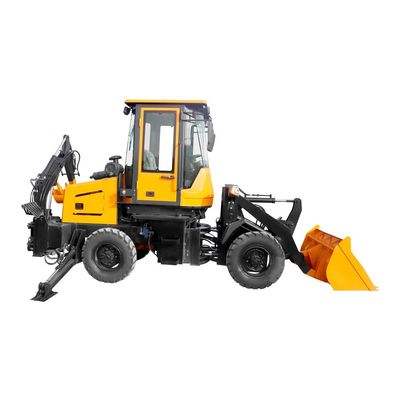 Gradabilidad 30° HQ-WZ-8-12 Mini cargador de construcción Cargador de retroexcavadora con retroexcavadora