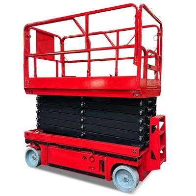 48V/4.5kw Potencia del motor 4-16m plataforma de tijeras móviles para aplicaciones industriales