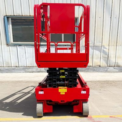 48V/4.5kw Potencia del motor 4-16m plataforma de tijeras móviles para aplicaciones industriales