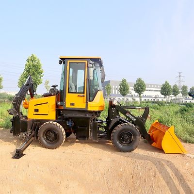 HQ-WZ-8-12 HUAQI Maquinaria de movimiento de tierra 2.2 toneladas cargador de ruedas para un funcionamiento sin problemas